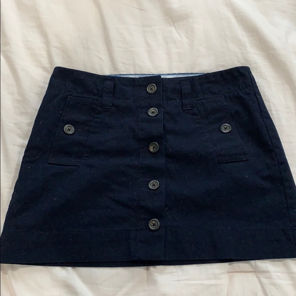 Women’s J Crew Navy Mini Skirt